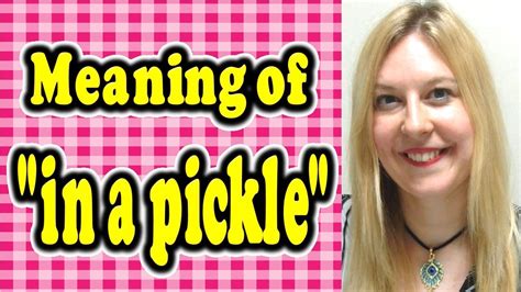 What does pickle mean in literature?