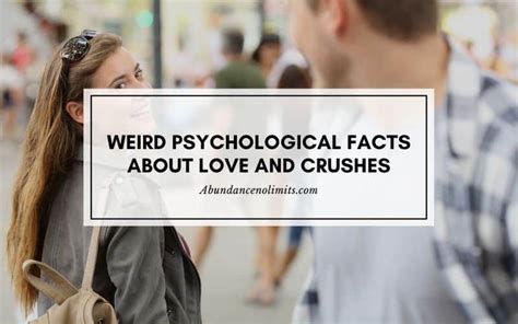 What does psychology say about crushes?