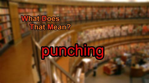 What does punching in mean in recording?