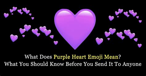 What does purple mean in love?
