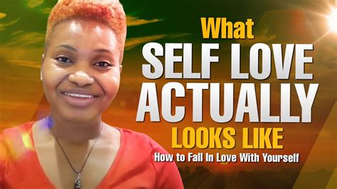 What does real self-love look like?