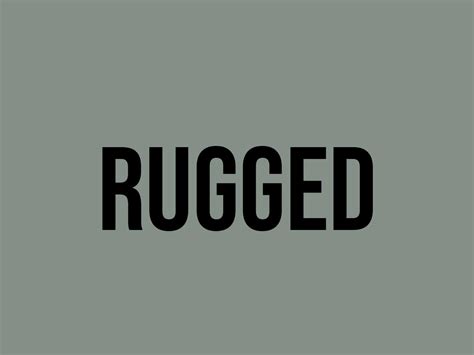 What does rugged mean in Grindr?