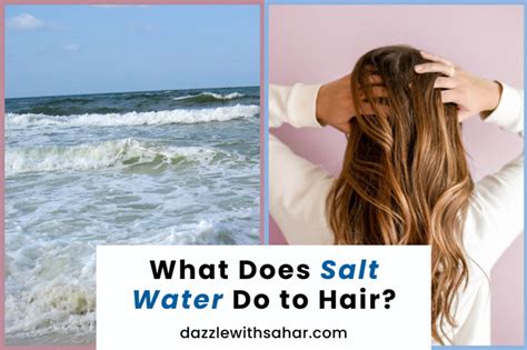 What does salt water do to natural blonde hair?