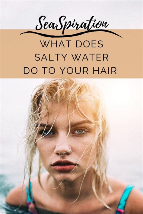 What does salt water do to your hair?