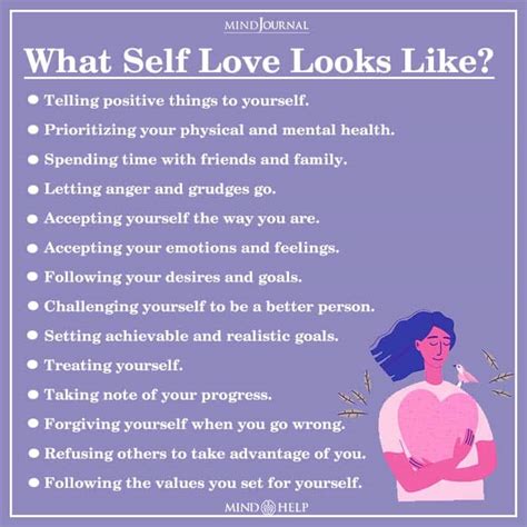 What does self love look like?