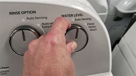 What does sensing mean on washer?