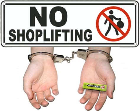 What does shoplifting say about a person?