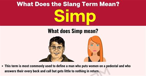 What does simp mean?