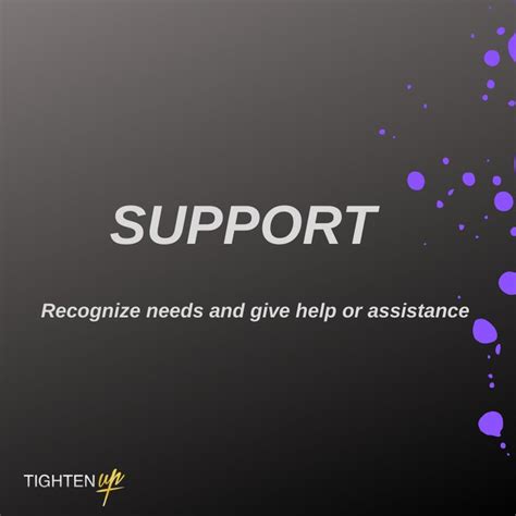 What does support mean to people?