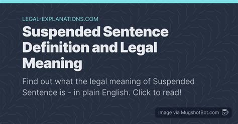 What does suspend mean in punishment?