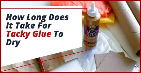 What does tacky glue look like when it dries?