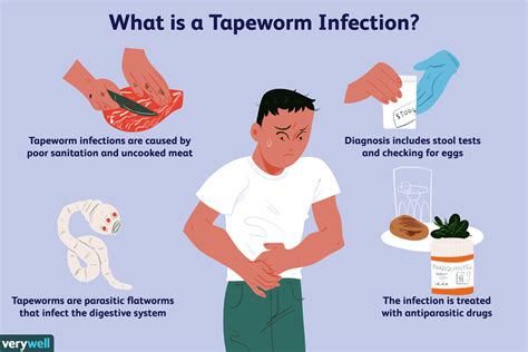 What does tapeworm pain feel like?