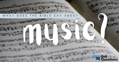 What does the Bible say about music in worship?