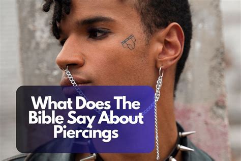 What does the Bible say about piercing nose?
