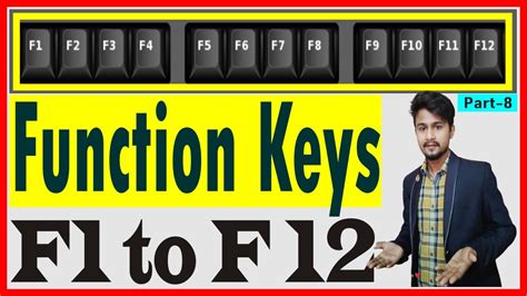 What does the F mean on the F1 F2 F3 F4 keyboard keys?