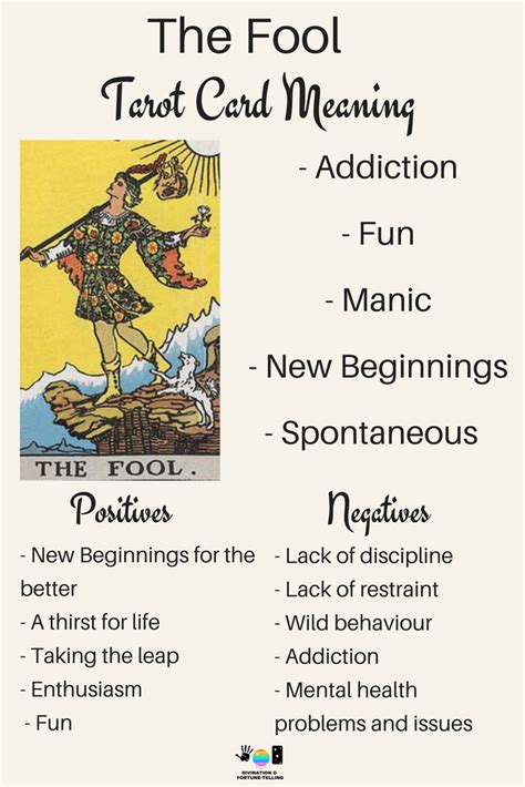 What does the Fool in Tarot cards mean?