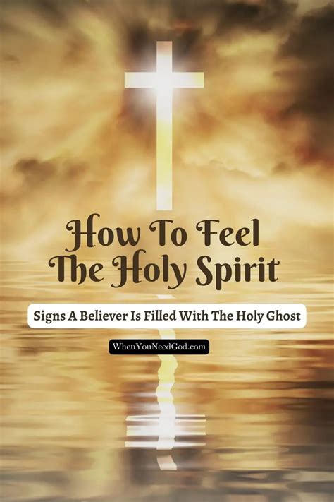 What does the Holy Ghost feel like?