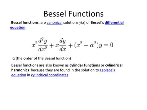 What does the Laplace transform of Bessel's equation n 0 lead to?