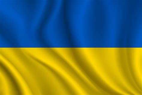 What does the Ukraine flag look like?