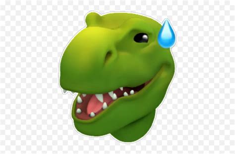 What does the dinosaur emoji mean?