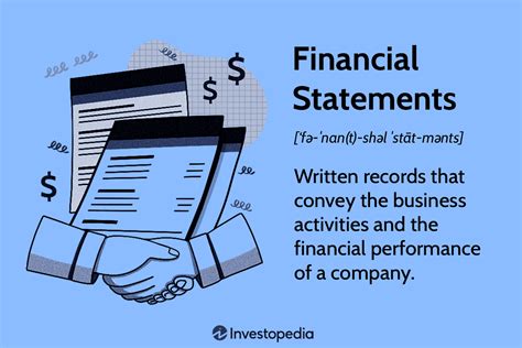 What does the financial report include?
