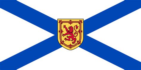 What does the flag of Nova Scotia represent?