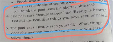 What does the poet think about beauty?