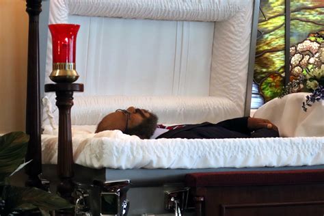 What does touching the casket mean?