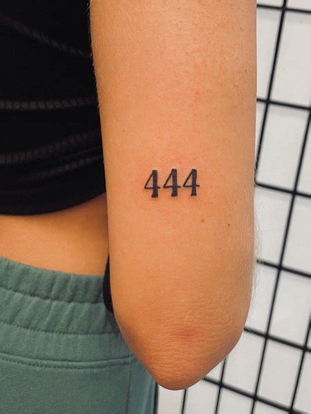 What does triple 444 mean tattoo?