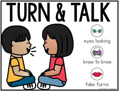 What does turn and talk look like?