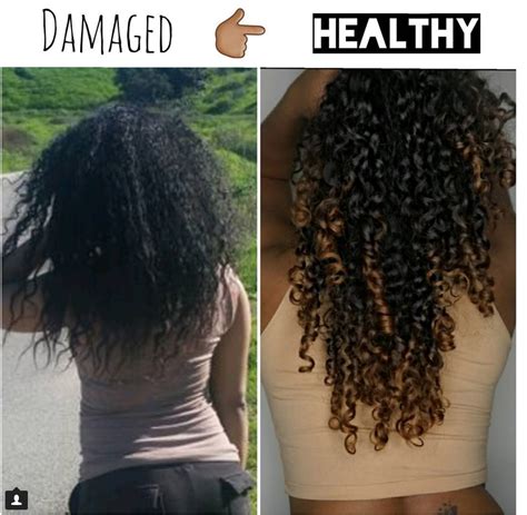 What does unhealthy curly hair look like?