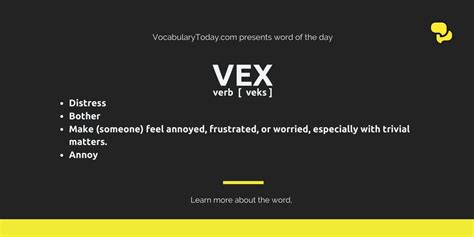 What does vex mean in britain?