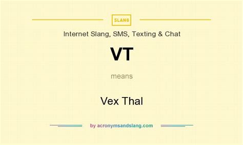 What does vex mean slang?