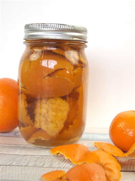 What does vinegar and orange peel do?