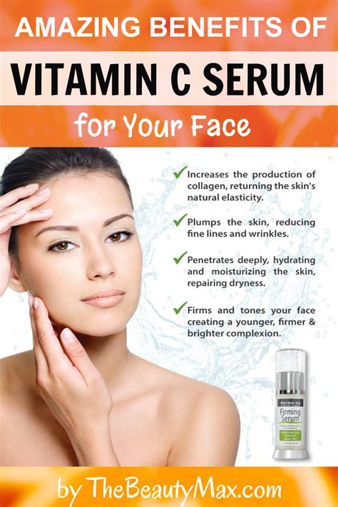 What does vitamin C do your face?