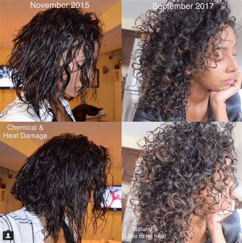 What does water damage curly hair look like?