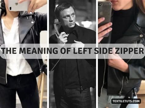 What does zipper on the left mean?