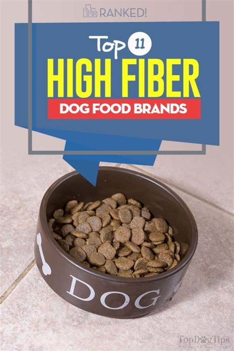 What dog food is high in fibre?