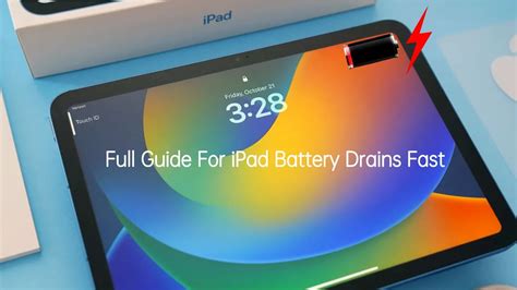 What drains iPad battery fast?