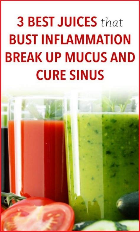 What drink breaks up mucus in your chest?