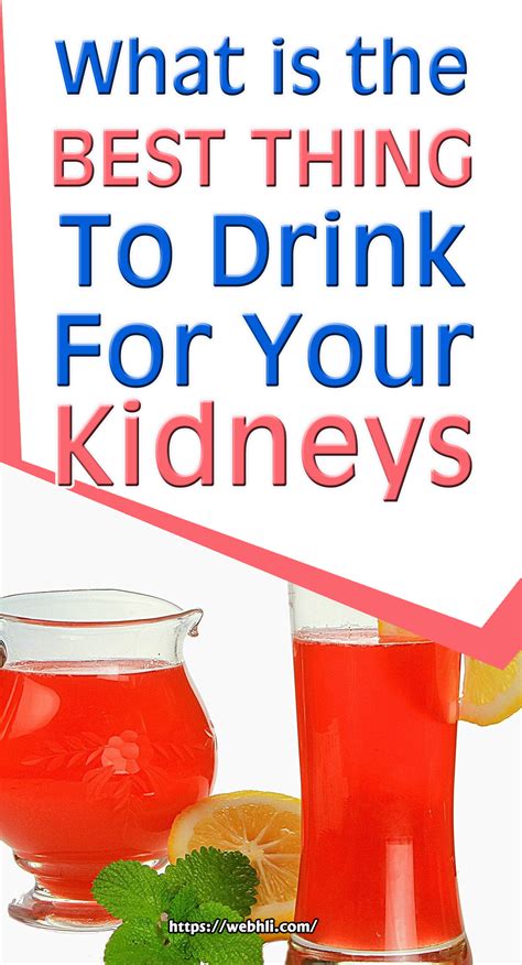 What drinks are bad for kidneys?