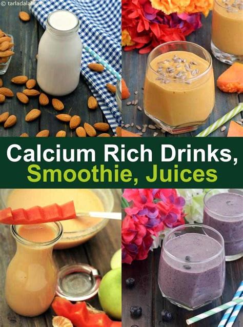What drinks are high in calcium?
