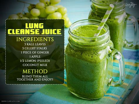 What drinks cleanse the lungs?