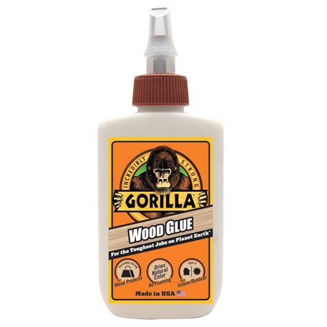 What eats away Gorilla Glue?
