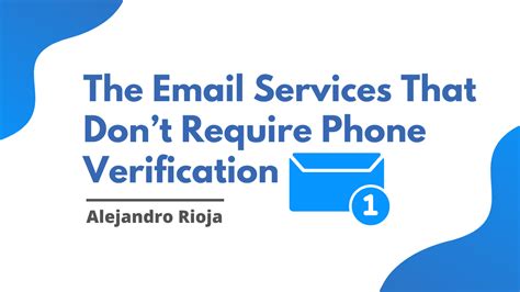 What emails don t need verification?