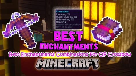What enchantment can you put on a crossbow?