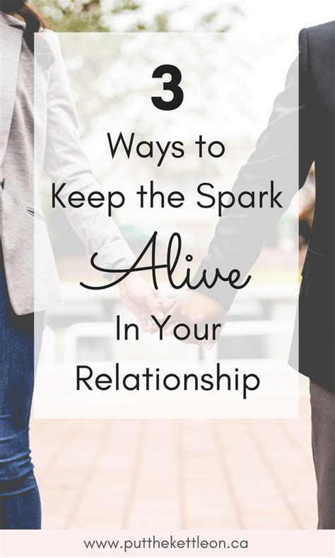 What ends the spark in a relationship?