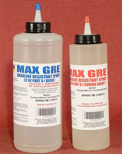 What epoxy is resistant to gasoline?