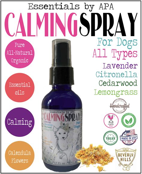 What essential oil calms pets?