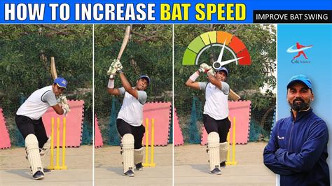 What exercises increase bat speed in cricket?
